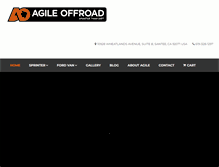 Tablet Screenshot of agileoffroad.com